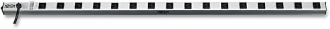 16 Outlet Bench Power Strip 15FT Cord 15A 120V 5-15P Plug Black