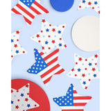 Fourth Of July Star Napkins - 3-Ply, 50 Pcs | Usa Party Favors, American Flag Party Supplies, 4Th Of July Decorations, Stars And Stripes Decor, Red White And Blue Merica Decor, Olympic Theme