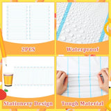 146 Pcs Back To School Decoration Apple Paper Plates First Day Of School Party Supplies Tableware Set For 24 Guest 2 Disposable Tablecloth Composition Notebook Classroom Decoration Pre K Teacher Party