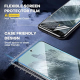 [4 Pack] Fangtian For Google Pixel 8 Screen Protector [Not Glass] - Film For Pixel 8 Screen Protector [6.1Inch][Fingerprint Compatible][Alignment Tool][7H Hybrid][2023]