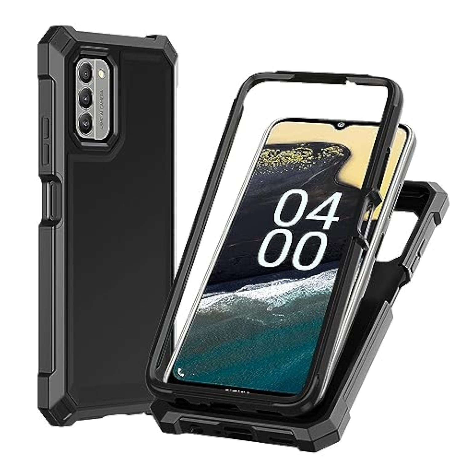Nokia C300 G100 Full Body Case with Screen Protector Frosted Shockproof Cover