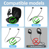 Replacement Ear Tip For Powerbeats Pro, Beats Earbuds Replacement Tips,Wireless Earphone Headphones, Silicone Earbuds Buds Set With Cleaning Kit ?Black?