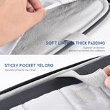 13 Inch Laptop Sleeve Case For 2025-2022 Macbook Air 13.6 Inch M4 M3 M2 Chip A3240 A3113 A2681 Water-Resistant Shockproof Handle Bag Cover W/Accessory Pocket -Black