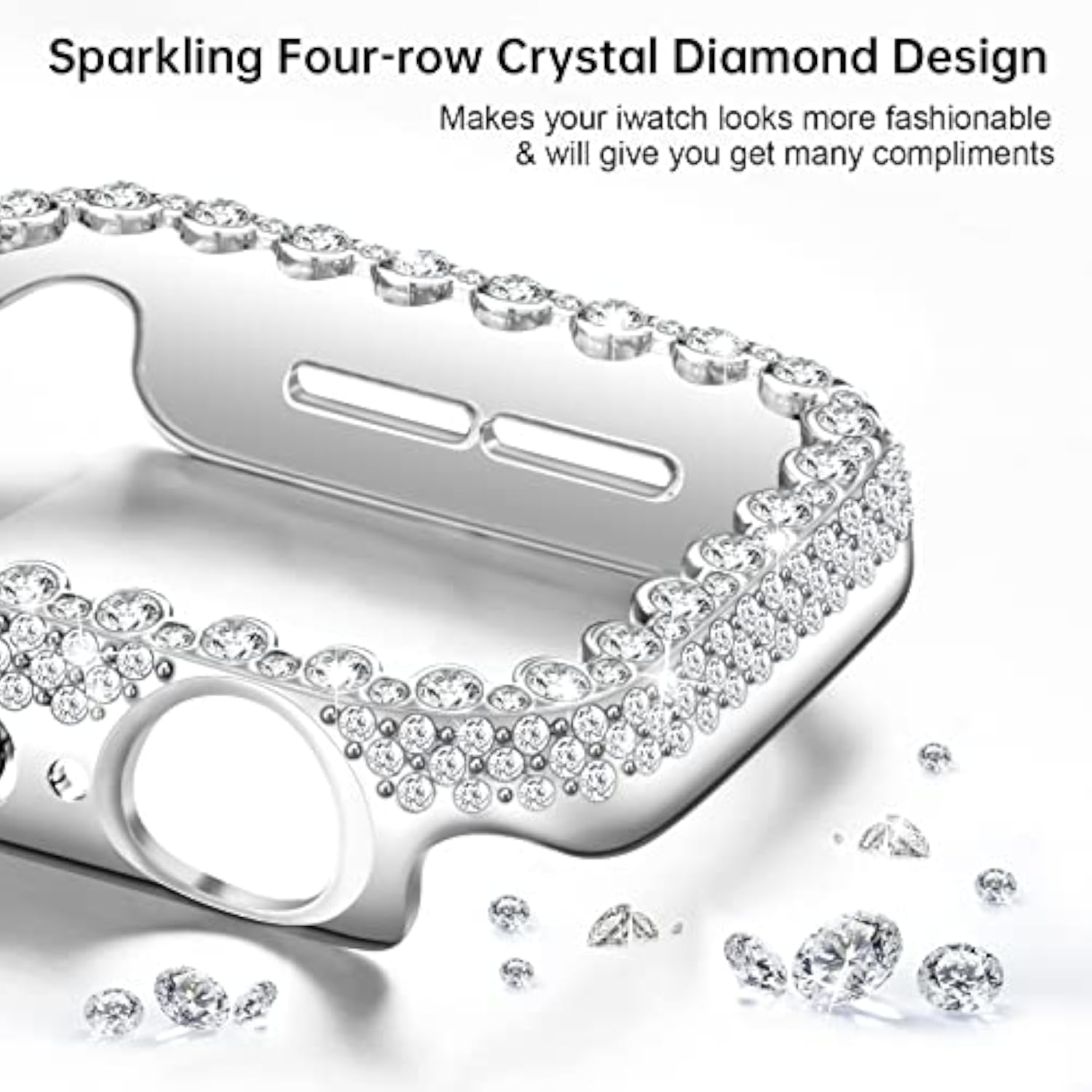 Bling Bumper Case Compatible with 41mm Apple Watch Series 7/8/9