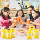 50 Pcs Question Mark Candy Bags Birthday Party Favor Bags Party Favors Packages Super Themed Birthday Decorations Supplies For Parties Thanksgiving Christmas Halloween (Yellow)