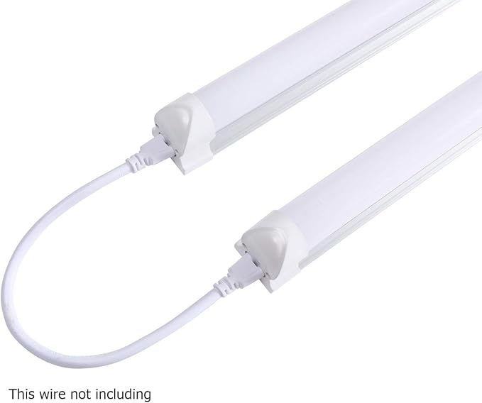 12 Inch LED Under Cabinet Light 1200LM 6000K T8 Integrated Tube Fixture with On Off Switch