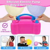 Balloon Pump Balloon Arch Kit, 170 Pcs Electric Balloon Air Pump Balloon Inflator With 12Ft Balloon Arch Stand And 100 Pcs Balloons For Birthday Wedding Party Christmas