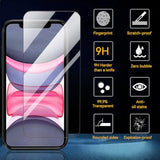 Magnetic Case For Iphone 11 Case, With Tempered Glass Screen Protector, [Compatible With Magsafe], Military Drop Protection Shockproof Matte Back Cover For Iphone 11 6.1 Inch,Black