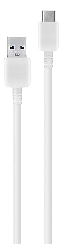 Samsung USB C to USB A Cable 1 Meter Fast Charging Data Sync Cord White for Galaxy Phones Tablets
