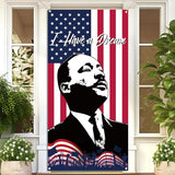 I Have A Dream Door Cover Martin Luther King Jr. Day Decorations Black History Month MLK Day School Classroom Office Door Decor