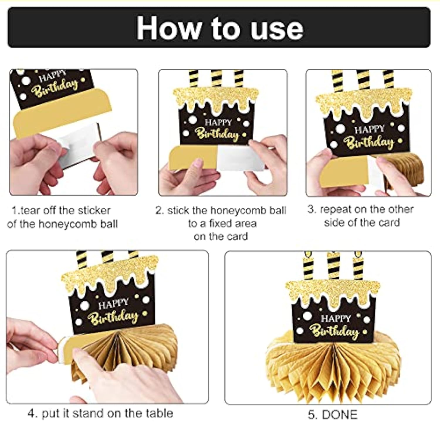 9 Pieces 40Th Birthday Decoration 40Th Birthday Centerpieces For Table