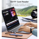 7 Port Usb 3.0 Hub, Aluminium Usb C To Usb 3.0 Hub Usb Splitter For Macbook, M