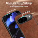 For Google Pixel 9/Pixel 9 Pro Case, Pu Leather Thin Slim Case Soft Bumper Shockproof Protective Phone Cover For Pixel 9/9 Pro(Brown)