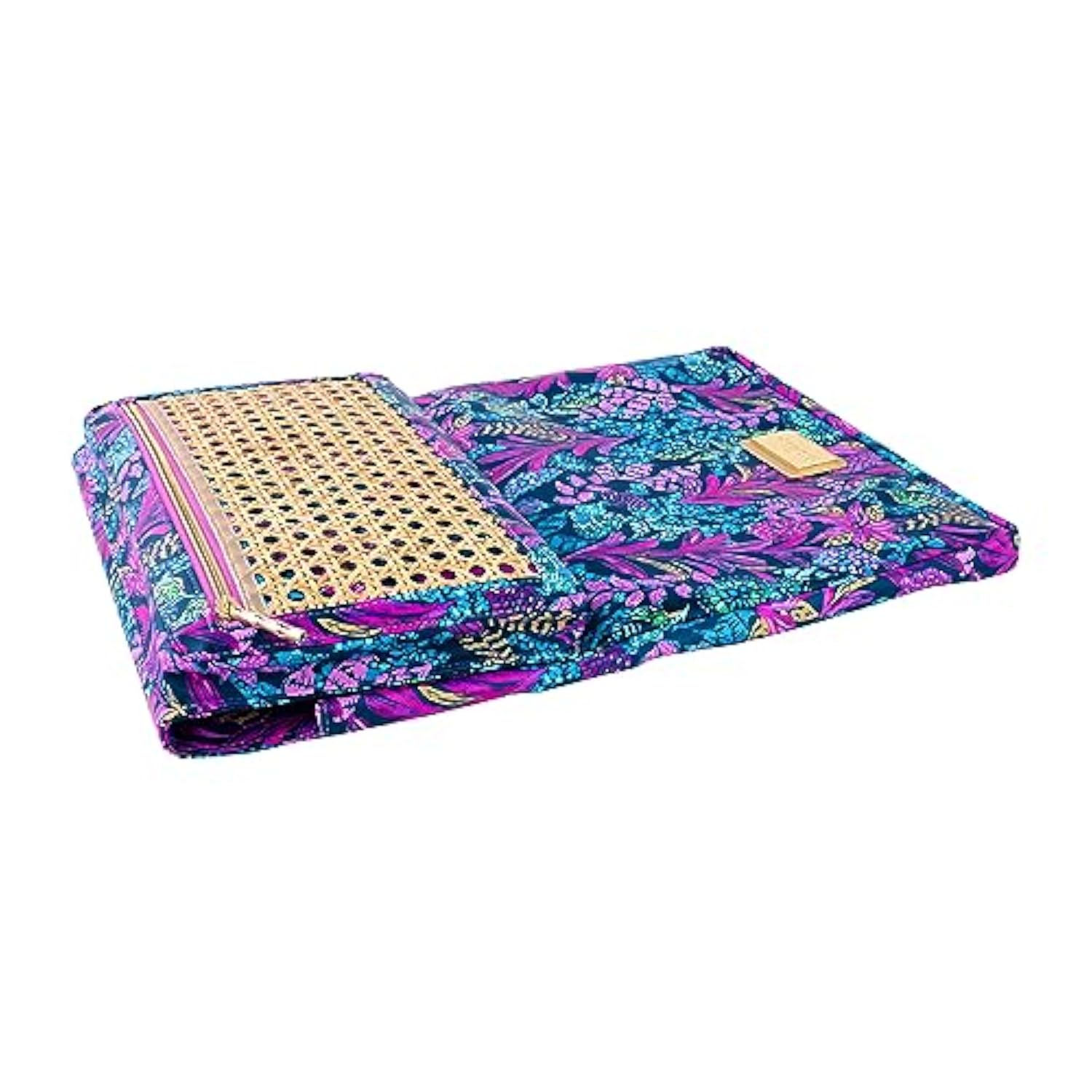 Lilly Pulitzer 14 Inch Laptop Case, Leatherette Computer Case with Pocket for Accessories, Padded Laptop Sleeve for 14" Computers and Tablets, Calypso Coast