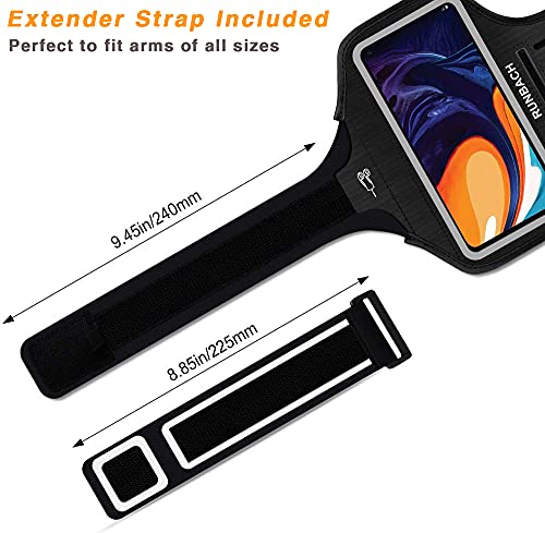 Running Armband for Samsung Galaxy A70/A60/A51/A50/A32/A30/A20/A10E/A10/A9/A9 Pro/M11/M21/M31,Sweatproof Running Exercise Bag for Samsung Phone