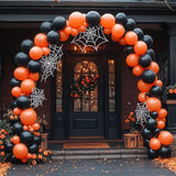 Black Balloon Arch Kit: 135 Latex Balloons for Party Decor