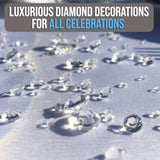 Luxury Crystal-Clear Party Decorations; Sparkling Scatter Gems & Vase Filler For Elegant Wedding Centerpiece Table Decor