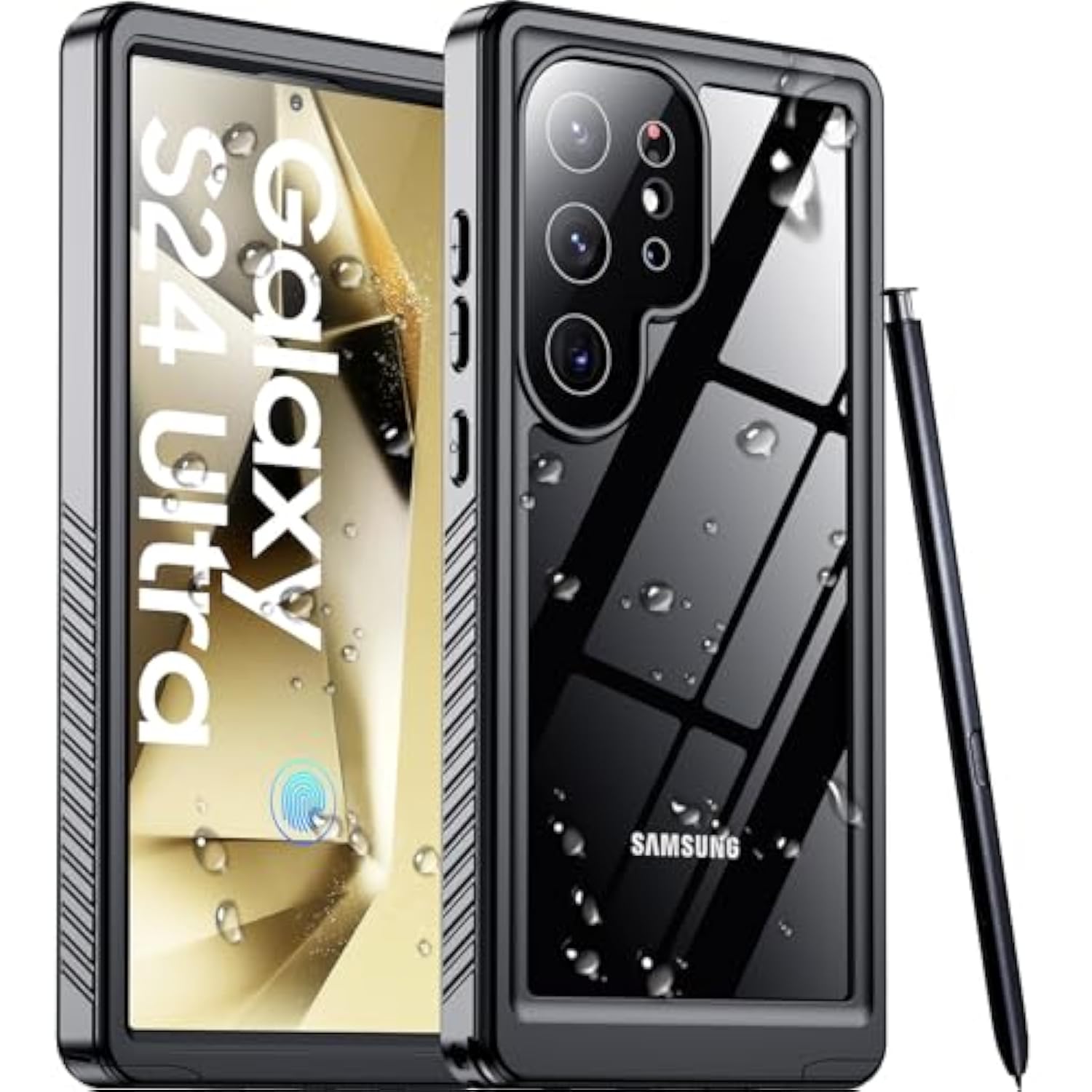 2025 New For Samsung Galaxy S24 Ultra Case Waterproof, [Built-In Camera & Screen Protector][ Grade Shockproof][Ip68 Underwater][Dustproof][Dropproof] Full Body Phone Case For S24 Ultra 6.8"