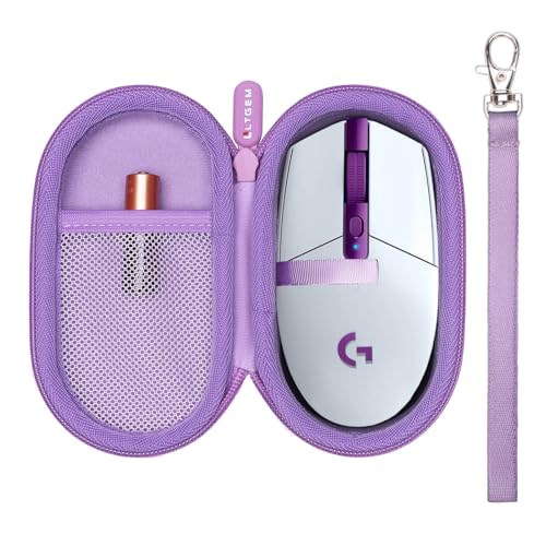 Ltgem Case Compatible With Logitech G305 / G Pro X 2 / G Pro X 2 Dex/G Pro X/G Pro 2 / G703 / G705 / G309 Lightspeed Wireless Gaming Mouse, Purple(Case Only)