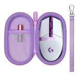 Ltgem Case Compatible With Logitech G305 / G Pro X 2 / G Pro X 2 Dex/G Pro X/G Pro 2 / G703 / G705 / G309 Lightspeed Wireless Gaming Mouse, Purple(Case Only)