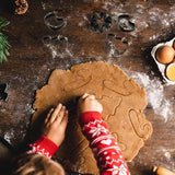 Christmas Cookie Cutters - 9 Pcs Christmas Party Favors Decorations Kit Shaped In Santa Snowman Cane Candy |Stainless Steel Navidad Stroking Stuffers Food Gingerbread Baking Press Supplies For Kitchen