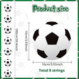 8 Pcs Soccer Party Decorations Soccer Paper Banners Garland