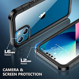 For Iphone 13 Case, [360 Full Body] [Heavy Duty Protection] With Built-In Screen Protector Tough Rugged 12 Ft Dropproof Shockproof Dust-Proof Bumper Case For Iphone 13 Phone Case 6.1 Inch