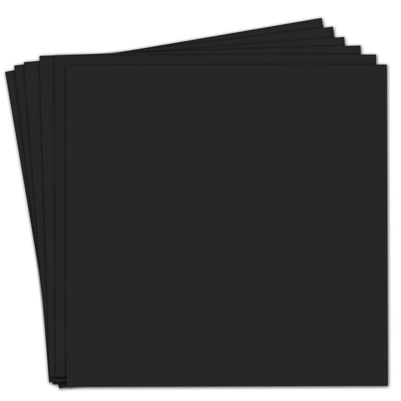 Cardstock 12 X 12" Thick Paper, 300Gsm/110Lb Construction Paper 50 Sheets Blac