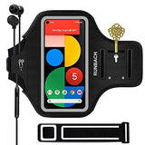 Running Armband for Google Pixel 10/10 Pro/10a/9/9 Pro/9a/8/7/6/6 Pro/5a/4XL/3a XL/3 XL, Running Exercise Case with Card Slot for Pixel (Black)