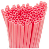 Heart Straws - Heart Shaped Pink Straws Plastic Disposable Drinking Straws Cute For Valentine'S Day, Wedding, Party, Birthdayparty, Decorations (Pink)