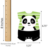 Big Dot of Happiness Party Like a Panda Bear - Picture Bingo Cards and Markers - Baby Shower Shaped Bingo Game - Set of 18