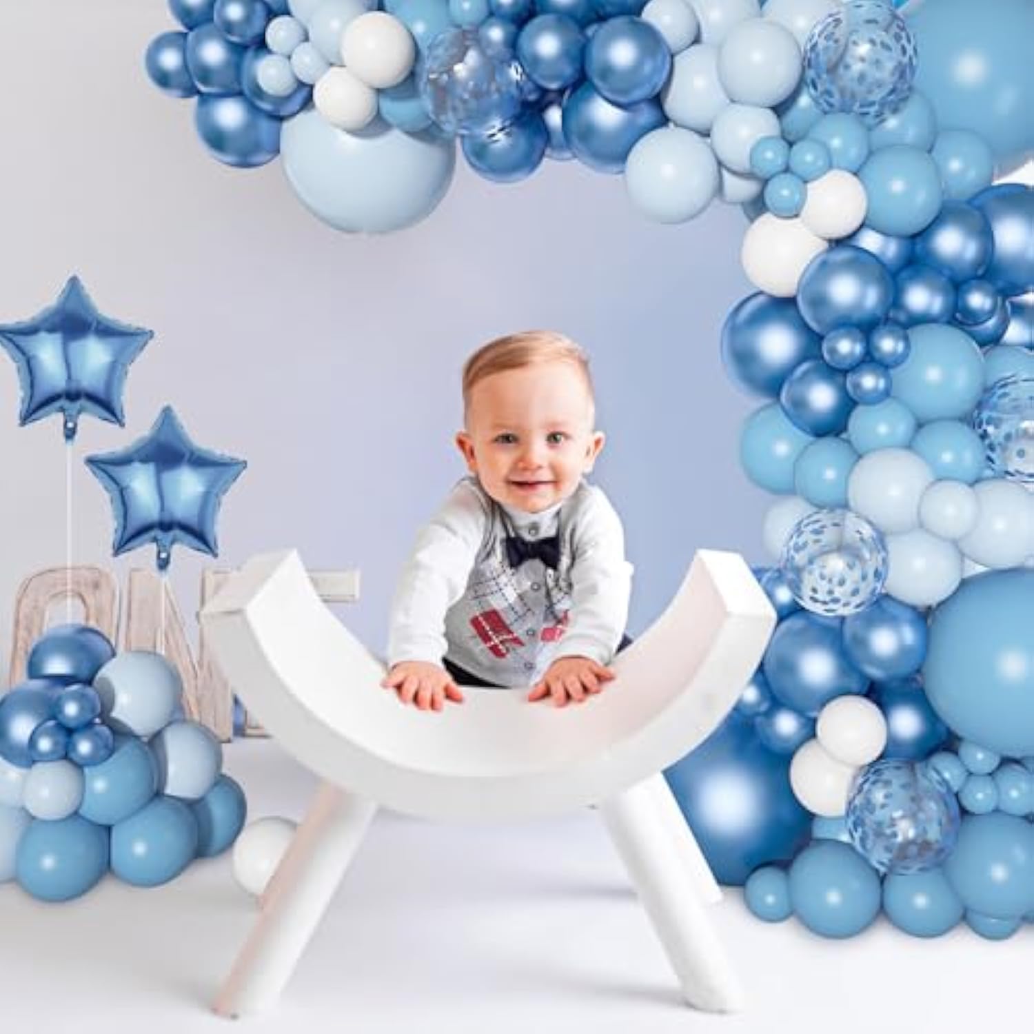 152 PCS Pink Balloon Arch Kit, Rose Gold & Confetti Balloons for Party Decor