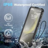 For Samsung Galaxy S24 Plus Case Waterproof, [Fit For Magsafe] [Ip68 Underwater] [12Ft Military Shockproof], Built-In Screen & Lens Protector, Full Body Protection For S24 Plus 6.7", Black