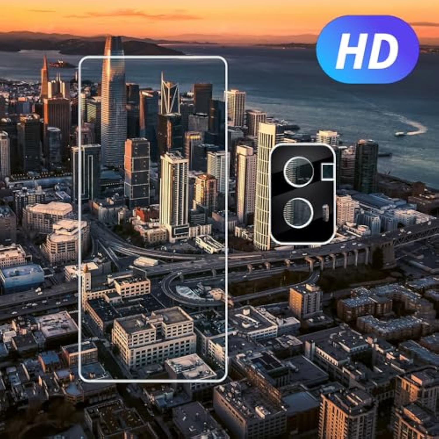 3+2Pack For Moto G Stylus 2024 5G Screen Protector,[6.7 Inch Display] 3Pack Screen Protector And 2 Set Camera Lens Protector,2.5D Curved Edges, Case Friendly Tempered Glass Film,[9H Hardness]