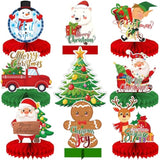 9 Pc Christmas Table Centerpieces Party Table Decorations