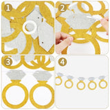 Wedding Diamond Ring Banner for Engagement, Bachelorette & Bridal Shower Decor