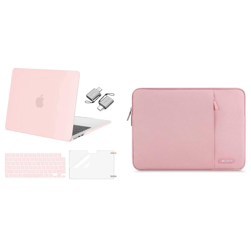 MOSISO Compatible with MacBook Air 13.6 inch Case 2022 A2681 M2, Vertical Slee