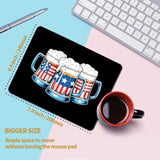 Mouse Pad, Smooth Fabric, Precise Cursor Positioning Mousepad For Wireless Mouse, Non-Slip Base, 9.5 X 7.9 Inch, Cheers