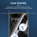 3-Pack Tempered Glass Screen Protector for Google Pixel 7 Case Friendly