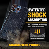 DEWALT Heavy Duty Strong Magnetic for iPhone 14 Pro Max Case Fits MagSafe, Drop Resistant Impact Protective Back Cover, Shockproof Slim Fit for iPhone 14 Pro Max Phone Case, Matte Black