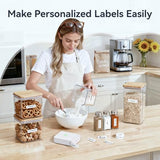 D110 Upgraded Version Mini Label Maker Machine With Tape, Portable Bluetooth Thermal Printer, Sticker Labeler With Multiple Templates For Office Organization Home Kitchen School, White