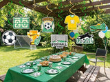 Soccer Hanging Swirl World Soccer Cup 2026 Party Decorations Sports Football Theme Ceiling Hanging Swirls for Soccer Viewing Parties Sports Birthday Bar Decorations?Fully Assembled?