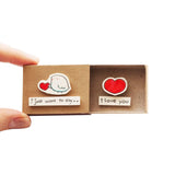 Cute Love Card, Anniversary Card, Handmade Valentine Gift Box- Surprise Gift For Herfor Him, I Love You Matchbox Card, I Just Want To Say I Love You