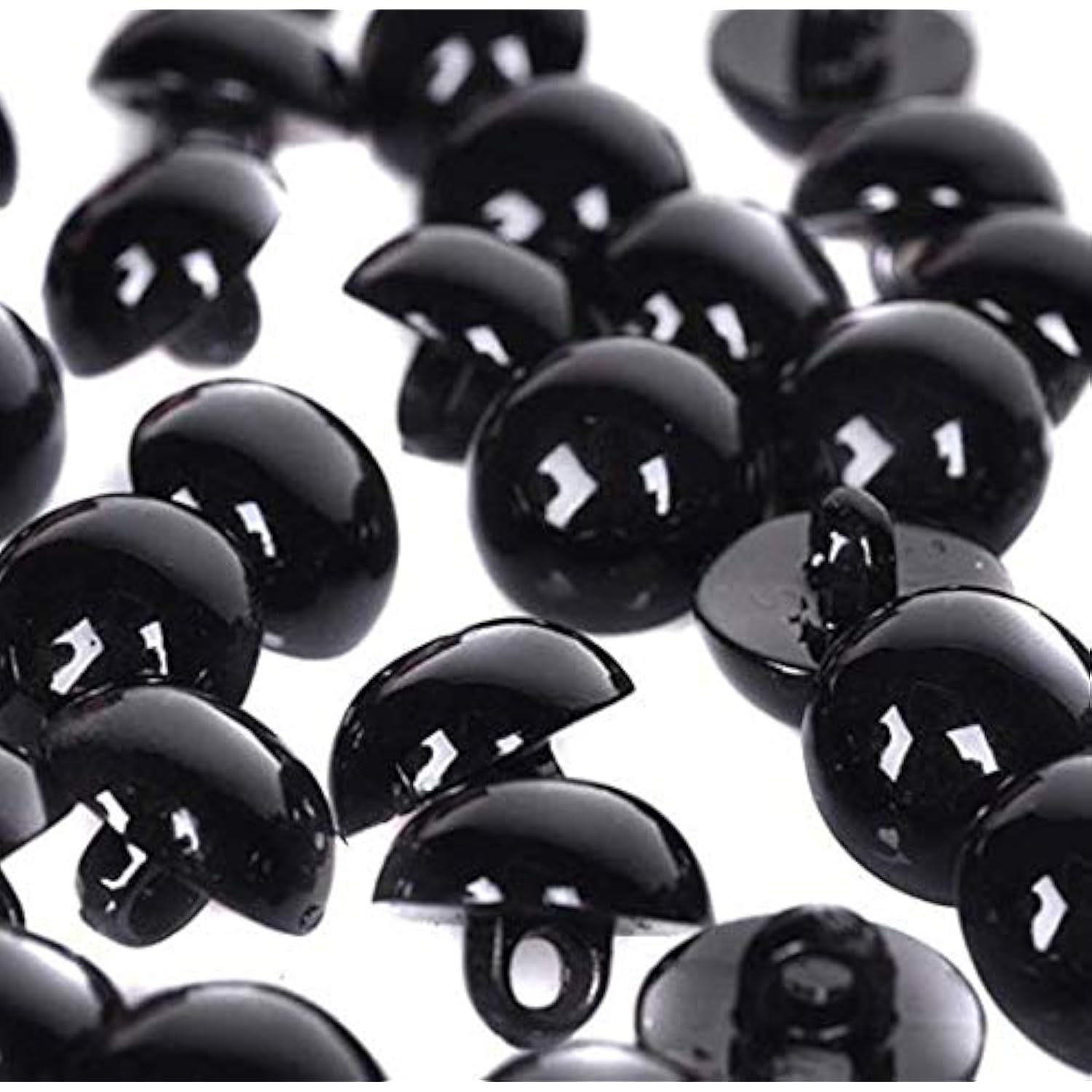 100Pcs 10Mm Diy Black Plastic Solid Safety Eyes Sewing Crafting Eyes B