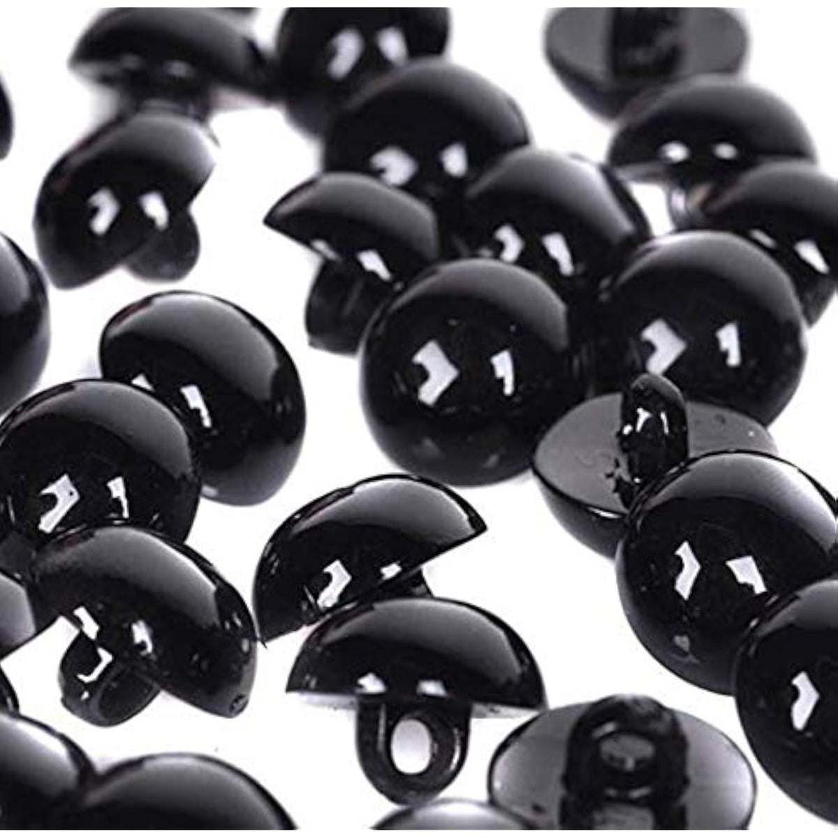 100Pcs 10Mm Diy Black Plastic Solid Safety Eyes Sewing Crafting Eyes B