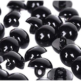 100Pcs 10Mm Diy Black Plastic Solid Safety Eyes Sewing Crafting Eyes B