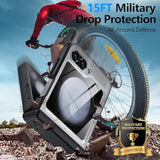 For Samsung Galaxy Z Flip 6 Case Compatible With Magsafe [Hinge Protection? Kickstand][Built-In Screen Protector] 12Ft Military Shockproof Full Body Phone Case For Galaxy Z Flip 6 (Black)