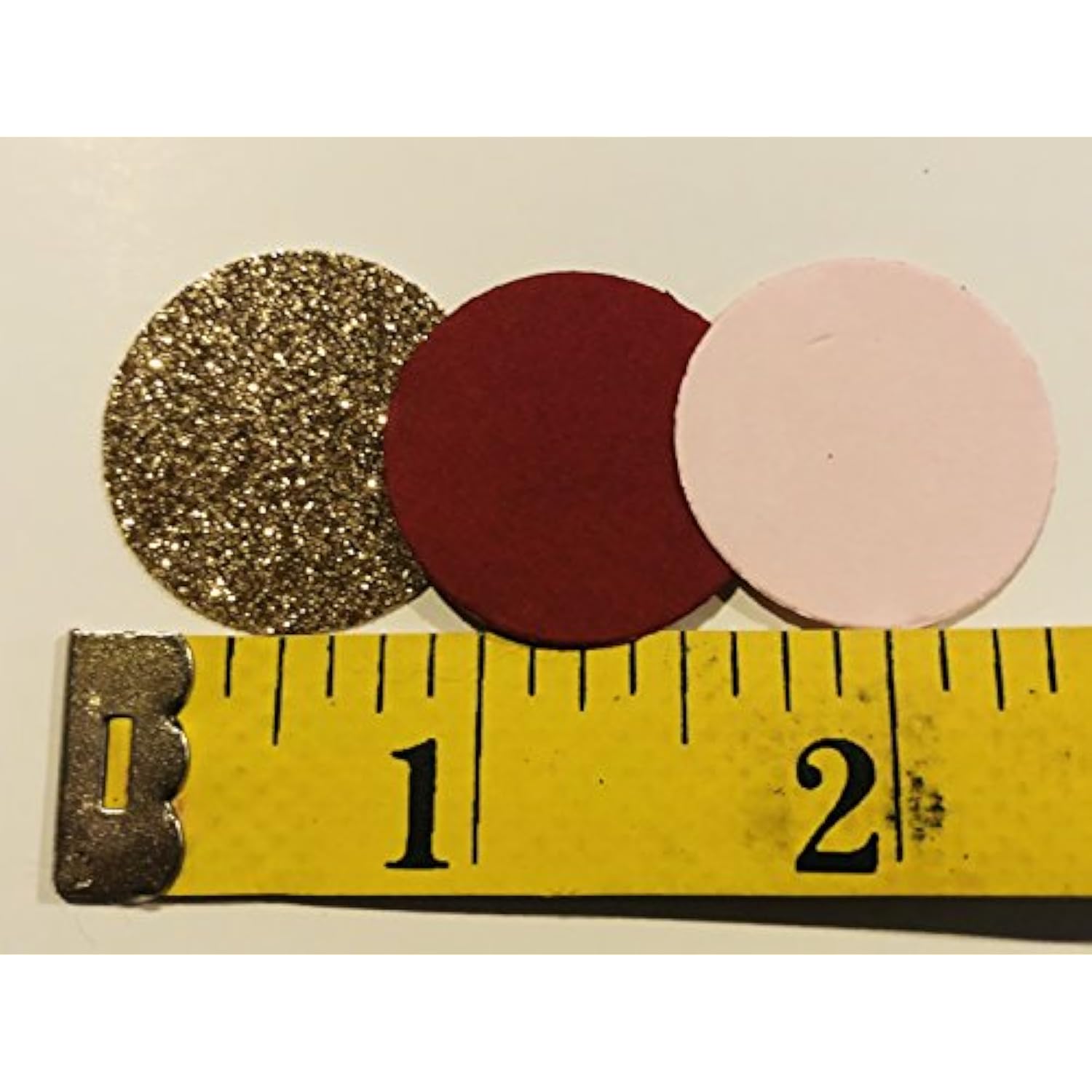 Confetti 100 Pieces Paper Circles Rose Gold Blush Pink Burgundy Wine Birthday Bridal Shower Wedding Party Decor