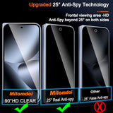 3 Pack Privacy Screen Protector for Google Pixel 10 Pro Fold Tempered Glass with 3 Pack Camera Lens Protector, Accessories [Phone Case Friendly]