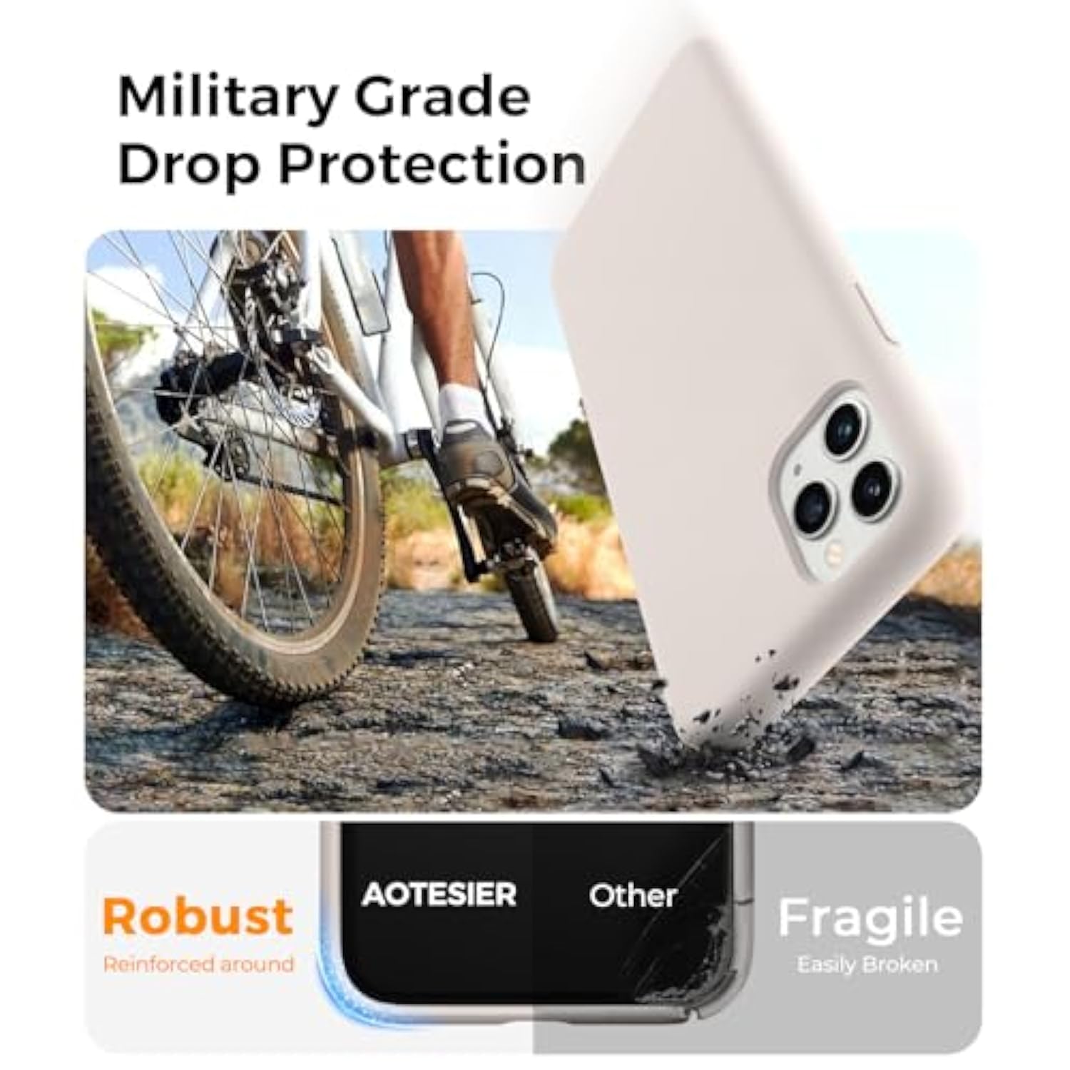 Compatible With Iphone 11 Pro Max Cases, Premium Silicone [Military Drop Protection] & [Anti-Scratch Soft Microfiber Lining] Slim Shockproof Phone Case For Iphone 11 Pro Max, 6.5 Inch, Stone